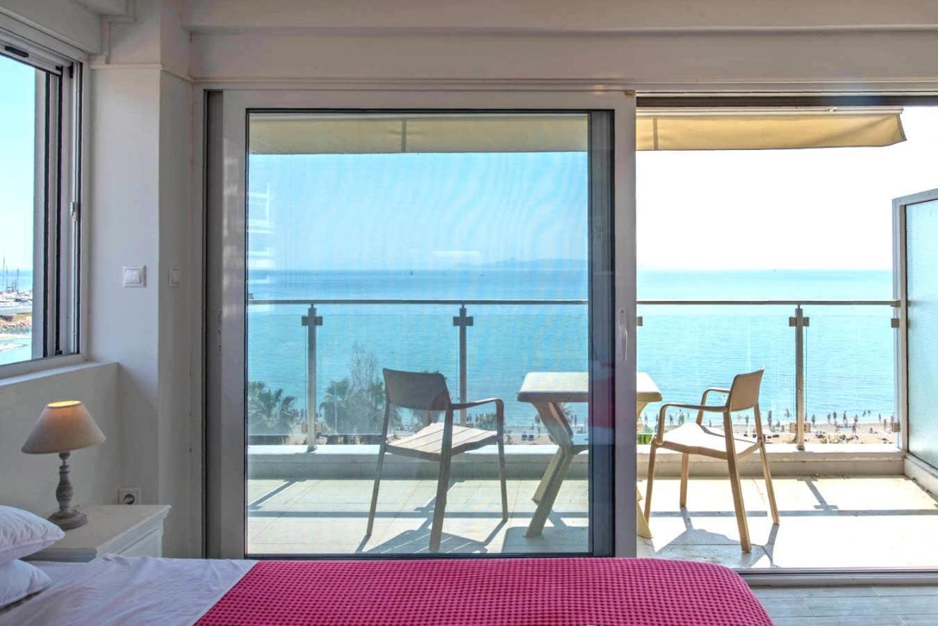 Breathtaking Seaview Studio In Athenian Riviera Luaran gambar
